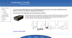 Desktop Screenshot of cambridgescientific.net
