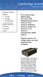 Mobile Screenshot of cambridgescientific.net